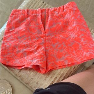 J. Crew Vibrant Coral Women's High Waist Shorts